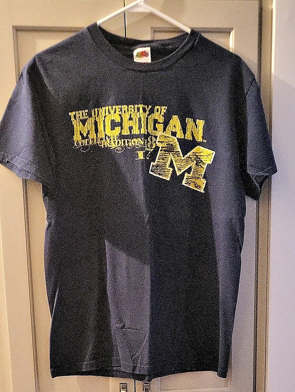 Fruit of the Loom University of Michigan Heavy Cotton Unisex T-Shirt